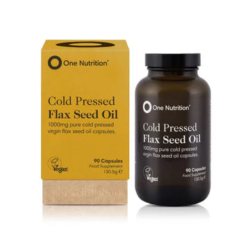 One Nutrition Cold Pressed Flax Seed Oil (90 Capsules)