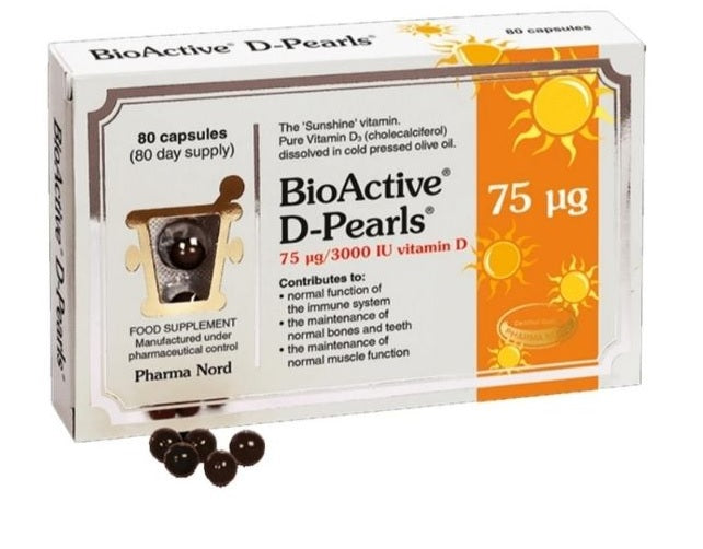 Pharma Nord BioActive D-Pearls 75ug (80 capsules)