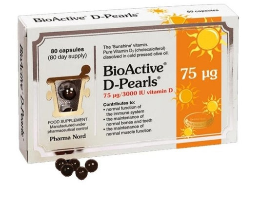 Pharma Nord BioActive D-Pearls 75ug (80 capsules)