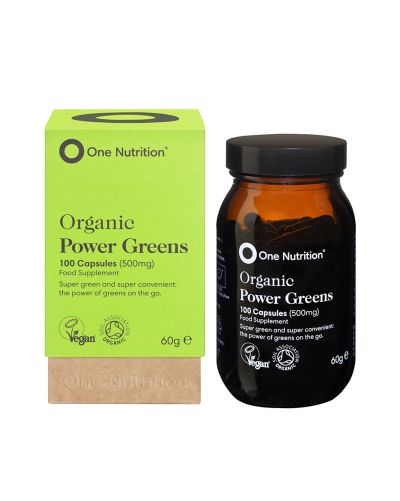 One Nutrition Organic PowerGreens 100 Vegecapsules (500mg)