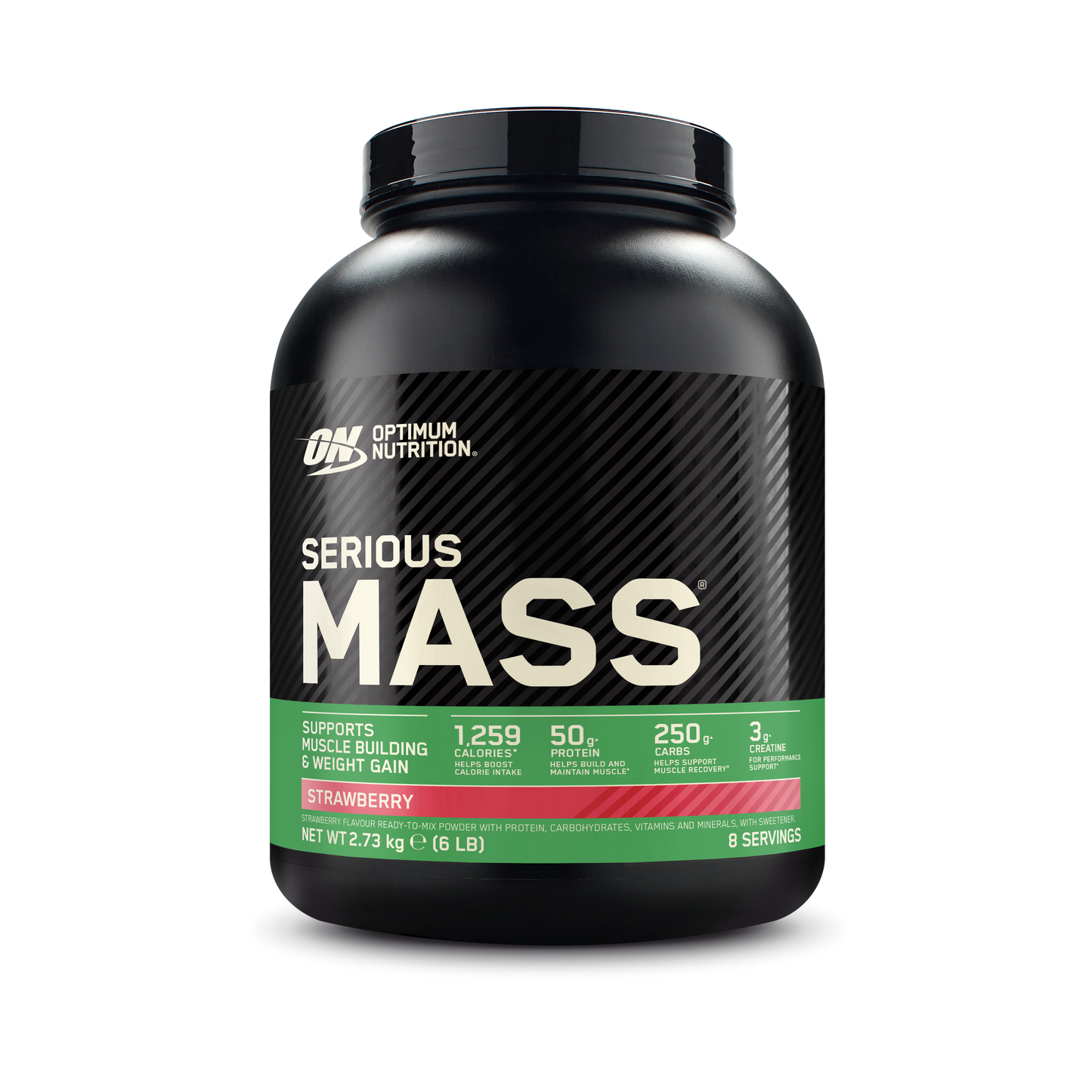 Optimum Nutrition Serious Mass 2.73kg Strawberry