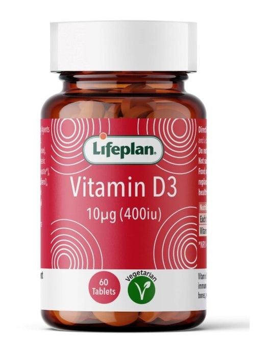 Lifeplan Vitamin D3 400iu (60 tablets)